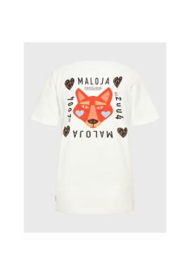 Maloja Тишърт Planbellm 34405-1-8585 Бял Regular Fit - Pepit.bg