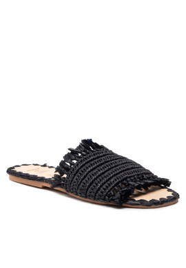 Manebi Чехли Leather Sandal S 4.7 Y0 Черен - Pepit.bg
