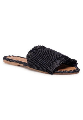 Manebi Чехли Leather Sandals S 1.6 Y0 Черен - Pepit.bg