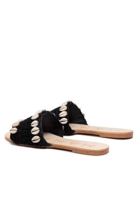 Manebi Чехли Leather Sandals S 2.9 Y0 Черен - Pepit.bg