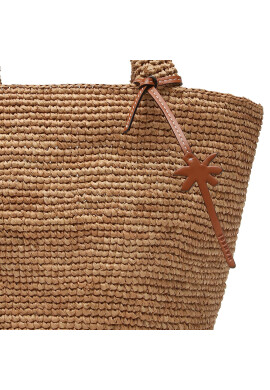 Manebi Дамска чанта Summer Bag Medium V 2.2 AN Кафяв - Pepit.bg