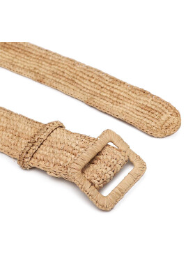 Manebi Дамски колан Belt V 2.2 Cm Бежов - Pepit.bg