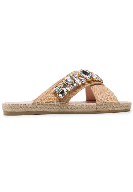 Manebi Еспадрили Flat Sandals G 5.1 JS Бежов - Pepit.bg