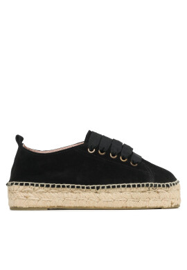 Manebi Еспадрили Lace-Up Espadrilles K 1.0 E0 Черен - Pepit.bg