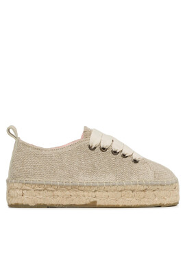 Manebi Еспадрили Lace-Up Espadrilles O 7.1 E0 Бежов - Pepit.bg