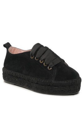 Manebi Еспадрили Lace-Up Espadrilles R 2.2 E0 Черен - Pepit.bg