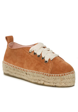 Manebi Еспадрили Lace-Up Espadrilles R 3.9 E0 Кафяв - Pepit.bg