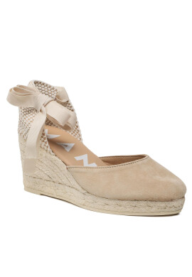 Manebi Еспадрили Low Wedge Espadrilles M 1.1 WL Бежов - Pepit.bg