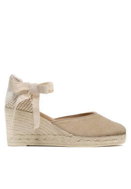 Manebi Еспадрили Low Wedge Espadrilles M 1.1 WL Бежов - Pepit.bg