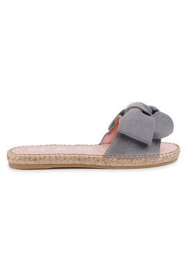 Manebi Еспадрили Sandals With Bow A C.1 J0 Сив - Pepit.bg