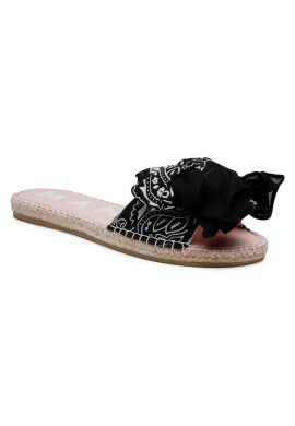 Manebi Еспадрили Sandals With Bow G 5.6 J0 Черен - Pepit.bg