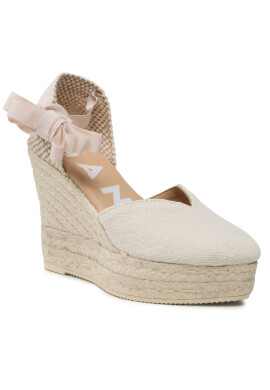 Manebi Еспадрили Shaped Wedge Espadrilles O 7.0 WH Екрю - Pepit.bg