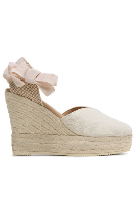 Manebi Еспадрили Shaped Wedge Espadrilles O 7.0 WH Екрю - Pepit.bg