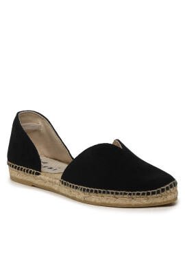 Manebi Еспадрили Suede Open-Side Flats K 1.0 O0 Черен - Pepit.bg