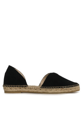 Manebi Еспадрили Suede Open-Side Flats K 1.0 O0 Черен - Pepit.bg
