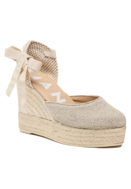 Manebi Еспадрили Wedge Espadrilles O 7.1 WV Бежов - Pepit.bg