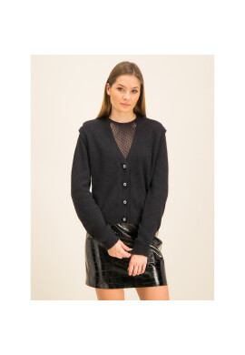 Manila Grace Кардиган M694WU Черен Regular Fit - Pepit.bg