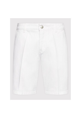 Manuel Ritz Шорти от плат 3233B201T 223068 Бял Regular Fit - Pepit.bg