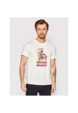 Manuel Ritz Тишърт 3233M812 223060 Бял Slim Fit - Pepit.bg