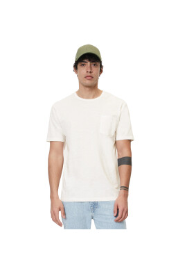 Marc O'Polo Тишърт M23217651238 Бял Regular Fit - Pepit.bg