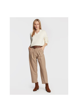 Marella Пуловер Maglia 33661929 Бял Oversize - Pepit.bg