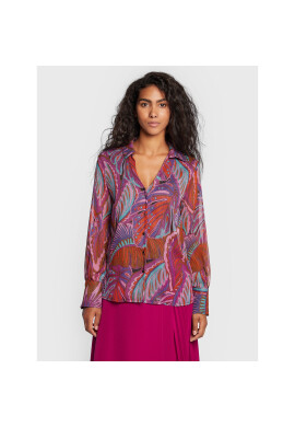 Maryley Риза 22IB022/14RO Виолетов Regular Fit - Pepit.bg