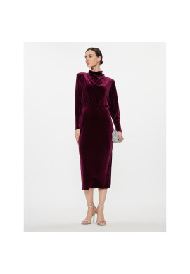 MAX&Co. Коктейлна рокля Tomas 76241823 Бордо Regular Fit - Pepit.bg