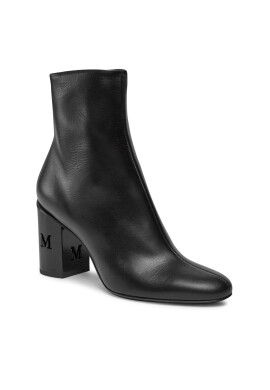 Max Mara Боти Damierbootie 23479625336 Черен - Pepit.bg