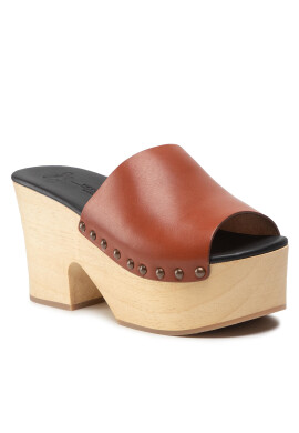 Max Mara Чехли Chiffon 55210924600 Кафяв - Pepit.bg