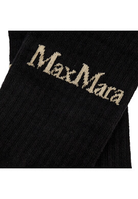 Max Mara Leisure Чорапи дълги дамски Enrico 355601266 Черен - Pepit.bg