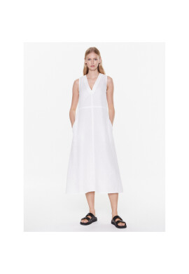 Max Mara Leisure Ежедневна рокля Sofocle 23322103 Бял Relaxed Fit - Pepit.bg