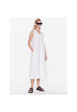 Max Mara Leisure Ежедневна рокля Sofocle 23322103 Бял Relaxed Fit - Pepit.bg