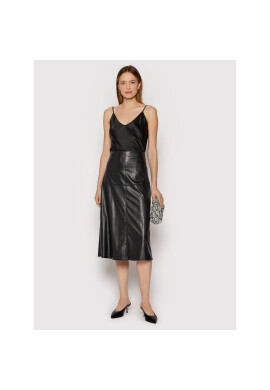 Max Mara Leisure Кожена пола Carioca 37760416 Черен Regular Fit - Pepit.bg