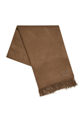Max Mara Шал PIoppo 45460527600 Кафяв - Pepit.bg