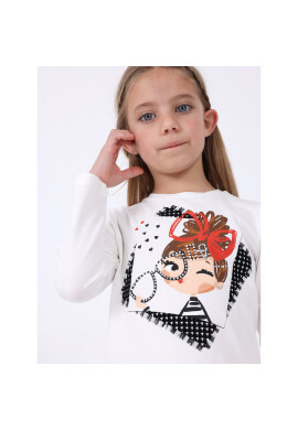 Mayoral Блуза 4.005 Екрю Regular Fit - Pepit.bg
