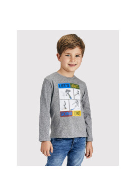 Mayoral Блуза 4078 Сив Regular Fit - Pepit.bg
