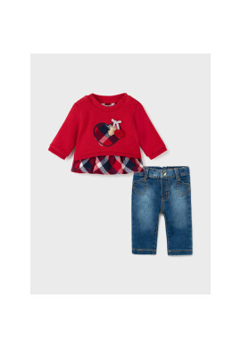 Mayoral Детски комплект 2507 Червен Regular Fit - Pepit.bg