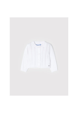 Mayoral Кардиган 1358 Бял Regular Fit - Pepit.bg
