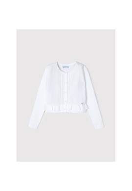 Mayoral Кардиган 3341 Бял Regular Fit - Pepit.bg