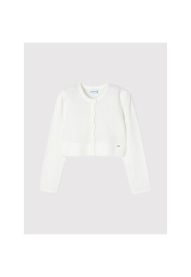 Mayoral Кардиган 4308 Бял Regular Fit - Pepit.bg