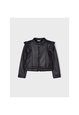 Mayoral Кожено яке 4.405 Черен Regular Fit - Pepit.bg