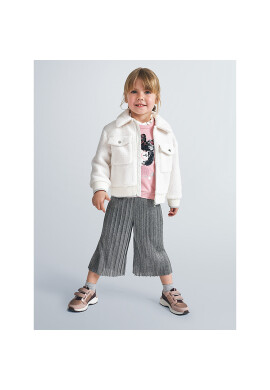 Mayoral Преходно яке 4408 Бял Regular Fit - Pepit.bg