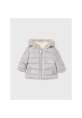 Mayoral Пухено яке 2401 Сив Regular Fit - Pepit.bg