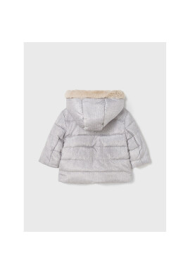 Mayoral Пухено яке 2401 Сив Regular Fit - Pepit.bg