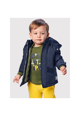 Mayoral Пухено яке 2418 Тъмносин Regular Fit - Pepit.bg
