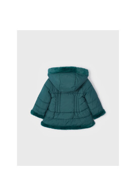 Mayoral Пухено яке 2441 Зелен Regular Fit - Pepit.bg