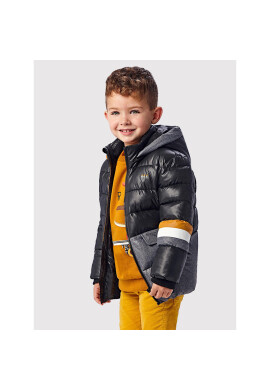 Mayoral Пухено яке 4413 Черен Regular Fit - Pepit.bg