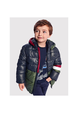 Mayoral Пухено яке 4413 Тъмносин Regular Fit - Pepit.bg