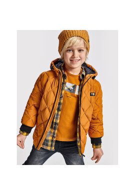 Mayoral Пухено яке 4414 Жълт Regular Fit - Pepit.bg