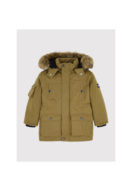 Mayoral Пухено яке 4416 Кафяв Regular Fit - Pepit.bg